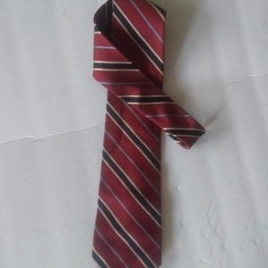 Tommy Hilfiger Men Tie Red Blue